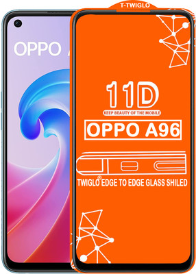 TWIGLO Edge To Edge Tempered Glass for OPPO A96(Pack of 1)
