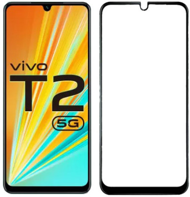 SRT Edge To Edge Tempered Glass for Vivo T2 5G(Pack of 1)