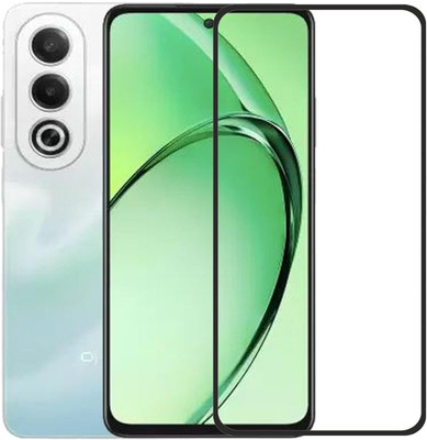 Caseline Edge To Edge Tempered Glass for Oppo K12x 5G, Oppo K12x(Pack of 1)