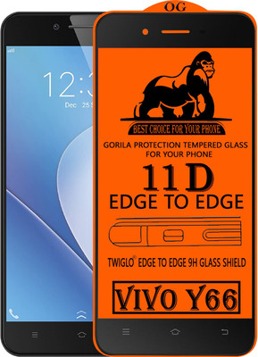 TWIGLO Edge To Edge Tempered Glass for VIVO Y66(Pack of 1)