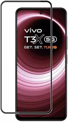 SRT Edge To Edge Tempered Glass for Vivo T3X 5G(Pack of 1)