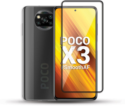 PROACCS Edge To Edge Tempered Glass for POCO X3(Pack of 1)
