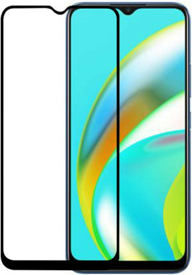 HQ Protection Edge To Edge Tempered Glass for Realme C12(Pack of 1)