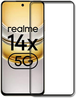 BRENZZ Edge To Edge Tempered Glass for realme 14x 5G(Pack of 1)