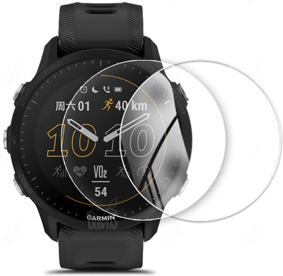 Dainty TECH Edge To Edge Tempered Glass for Garmin Forerunner 245, Huami Amazfit T-Rex, Huami Amazfit T-Rex Pro(Pack of 2)