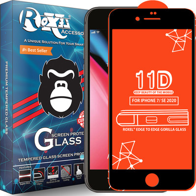 Roxel Edge To Edge Tempered Glass for Apple iPhone 7(Pack of 1)