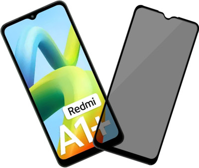 GLOBAL NOMAD Edge To Edge Tempered Glass for REDMI A1+, REDMI A1 Plus (Privacy Glass)(Pack of 1)