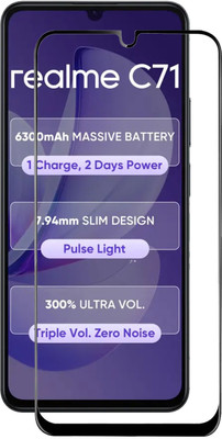 NSTAR Edge To Edge Tempered Glass for Realme C71(Pack of 1)