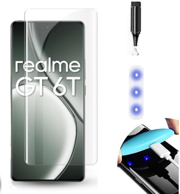 ACESTAR Edge To Edge Tempered Glass for REALME GT 6T 5G(Pack of 1)