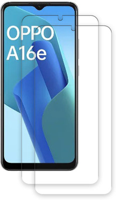 ARBAN Edge To Edge Tempered Glass for Oppo A16e TEMPERED GUARD FRONTP2(Pack of 2)
