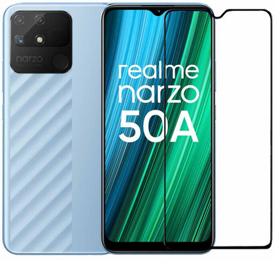 Expromium Edge To Edge Tempered Glass for Realme Narzo 50A(Pack of 1)