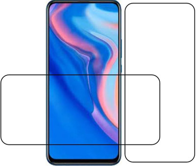 Fit size Edge To Edge Screen Guard for Screen Gaurd Tempered glass plastic and Fiber huawei prime y9 2019(Pack of 1)