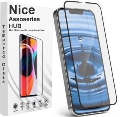 Nice Assoseries HUB Edge To Edge Tempered Glass for APPLE iPhone 14 Plus, Apple iPhone 14 Plus(Pack of 1)