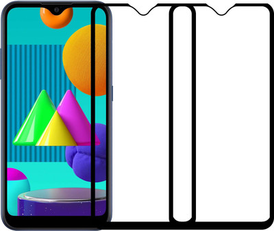 Karpine Edge To Edge Tempered Glass for Samsung Galaxy M01, Samsung Galaxy A01(Pack of 2)