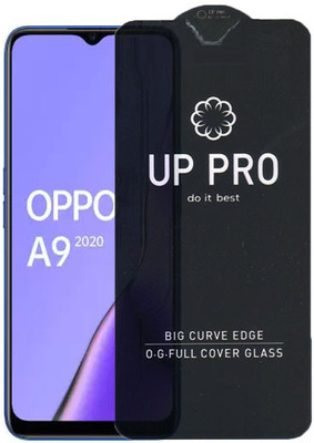 S-Softline Edge To Edge Tempered Glass for Oppo A9 2020, UP Pro Branded Edge to Edge HD Quality Full Screen Coverage(Pack of 1)