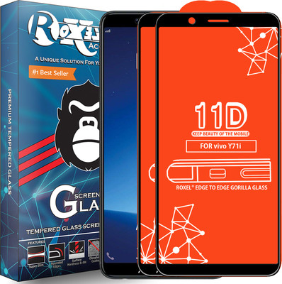 Roxel Edge To Edge Tempered Glass for Vivo Y71I(Pack of 2)