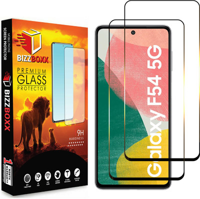 BizzBoxx Edge To Edge Tempered Glass for SAMSUNG Galaxy F54 5G, Galaxy F54 5G, Ultra Clear finish(Pack of 2)