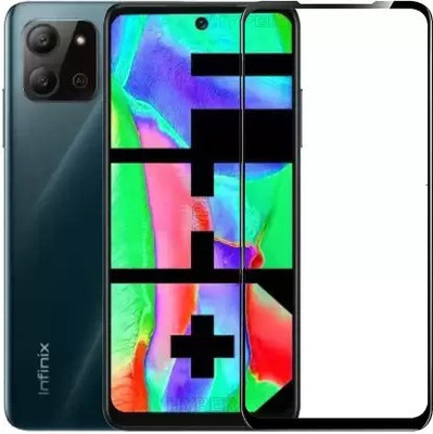 VISHZONE Edge To Edge Tempered Glass for Infinix Hot 11 2022(Pack of 1)