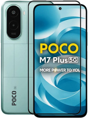 Chronic Edge To Edge Tempered Glass for POCO M7 Plus 5G, poco M7 Plus 5G(Pack of 1)