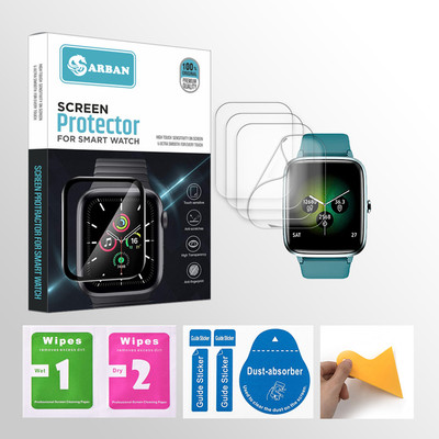 ARBAN Edge To Edge Tempered Glass for noise ColorFit Pro 2 1.3 inch Smartwatch 4 PROTECTOR + 4 WIPES + 4 DUST REMOVAL STICKER + 1 WIPER(Pack of 4) ARBAN Edge To Edge Tempered Glass for noise ColorFit Pro 2 1.3 inch Smartwatch 4 PROTECTOR + 4 WIPES + 4 DUST REMOVAL STICKER + 1 WIPER(Pack of 4)