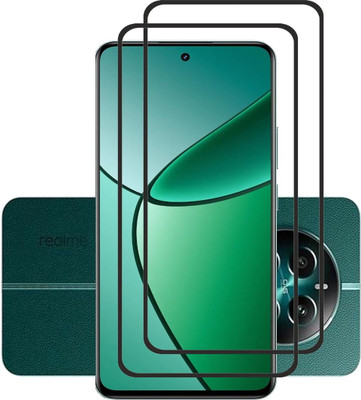 NKCASE Edge To Edge Tempered Glass for Realme 12 Plus 5G(Pack of 2)