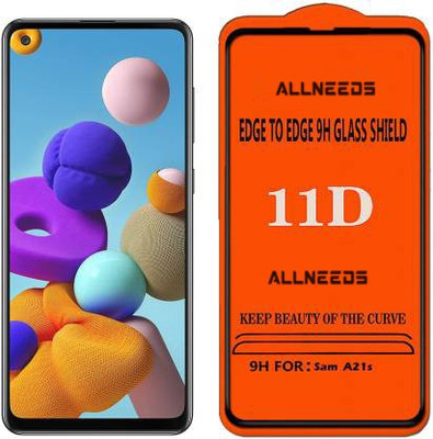 ALLNEEDS Edge To Edge Tempered Glass for Samsung A21s - Edge to Edge Tempered Glass(Pack of 1)