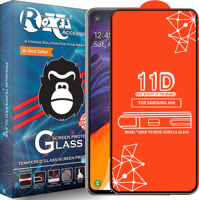 Roxel Edge To Edge Tempered Glass for Samsung Galaxy A60(Pack of 1)