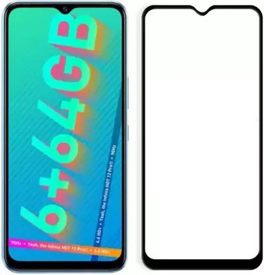 welldesign Edge To Edge Tempered Glass for Infinix Hot 12 Pro(Pack of 1)