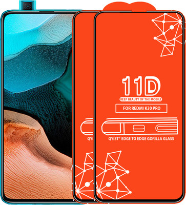 Qyist Edge To Edge Tempered Glass for Xiaomi Redmi K30 Pro(Pack of 2)