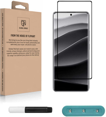 GLOBAL NOMAD Edge To Edge Tempered Glass for REDMI Note 14 Pro+ 5G, REDMI Note 14 Pro+ 5G, UV Glass(Pack of 1)
