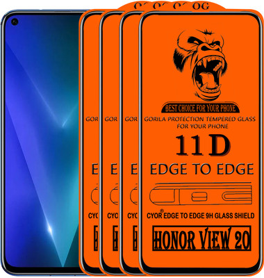 CYOR Edge To Edge Tempered Glass for HONOR VIEW 20(Pack of 4)