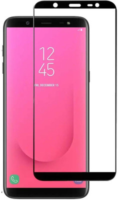 9H Edge To Edge Tempered Glass for Samsung Galaxy A6 Plus-With Edge To Edge Coverage And Easy Installation Kit For Smartphone(Pack of 1)