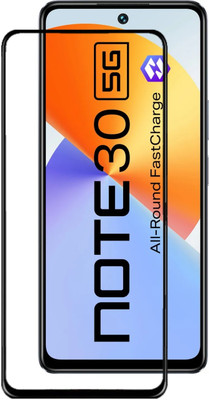 AB PRIME Edge To Edge Tempered Glass for infinix note 30 5G, Infinix Note 30, Infinix Note 30 5G(Pack of 1)