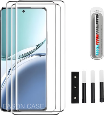 Eason Case Edge To Edge Tempered Glass for realme GT 6T(Pack of 3)
