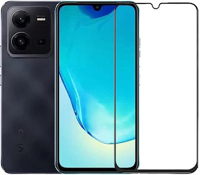 1DOLLAR Edge To Edge Tempered Glass for vivo V25 5G( Gorilla--Glass)(Pack of 1)