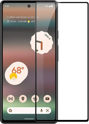 ChutPutMart Edge To Edge Tempered Glass for Google Pixel 6A(Pack of 1)