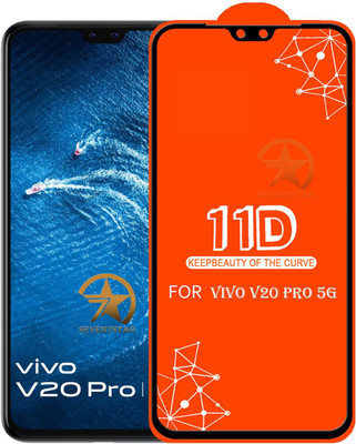 SEVEN7STAR Edge To Edge Tempered Glass for Vivo V20 Pro(Pack of 1)