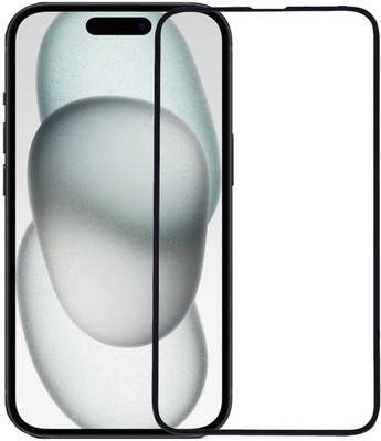 INFINITYWORLD Edge To Edge Tempered Glass for Apple iPhone 15 Plus, iPhone 15 Plus(Pack of 1)