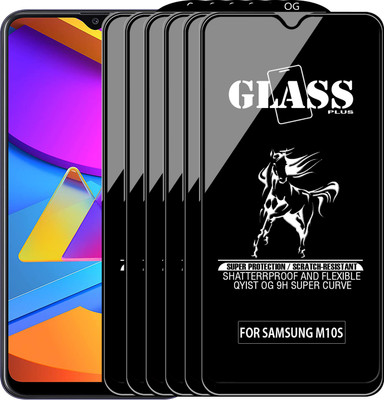 Qyist Edge To Edge Tempered Glass for SAMSUNG GALAXY M10S(Pack of 6)