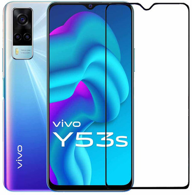 Expromium Edge To Edge Tempered Glass for Vivo Y53s(Pack of 1)