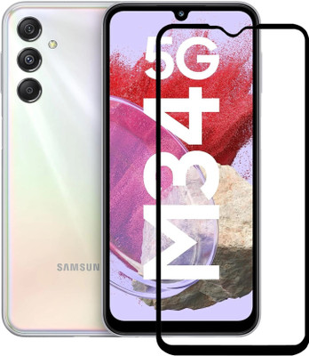 RCHJV Edge To Edge Tempered Glass for Samsung Galaxy M34 5G(Pack of 1)