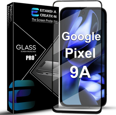 EITANSHA CREATION Edge To Edge Tempered Glass for Google Pixel 9A 5G, Google Pixel 9A, Google Pixel 9A(Pack of 1)