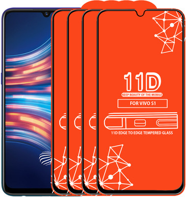 Roxel Edge To Edge Tempered Glass for Vivo S1(Pack of 4)