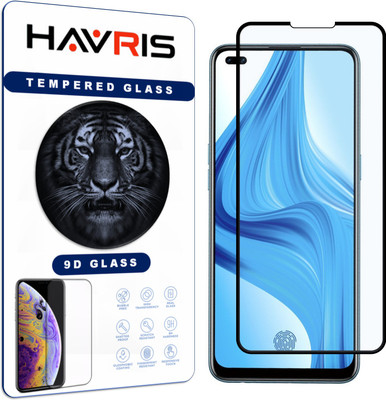 Havris Edge To Edge Tempered Glass for OPPO F17 pro(Pack of 1)