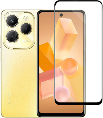 FwellT Edge To Edge Tempered Glass for Infinix Hot 40 Pro 5G(Pack of 1)