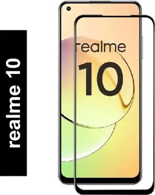 BRENZZ Edge To Edge Tempered Glass for Realme 10(Pack of 1)