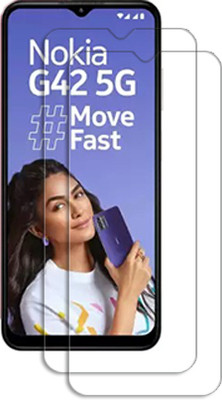 ARBAN Edge To Edge Tempered Glass for Nokia G42 5G TEMPERED GUARD FRONTP2(Pack of 2)