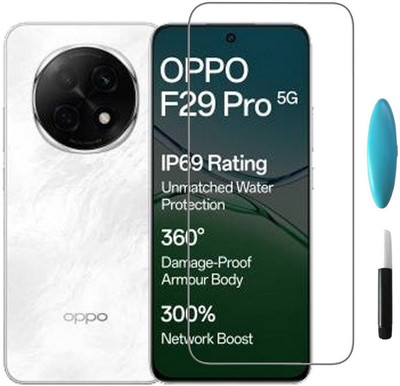 AKSHUD Edge To Edge Tempered Glass for OPPO F29 Pro 5G(Pack of 1)
