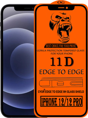 CYOR Edge To Edge Tempered Glass for IPHONE 12 MINI(Pack of 1)