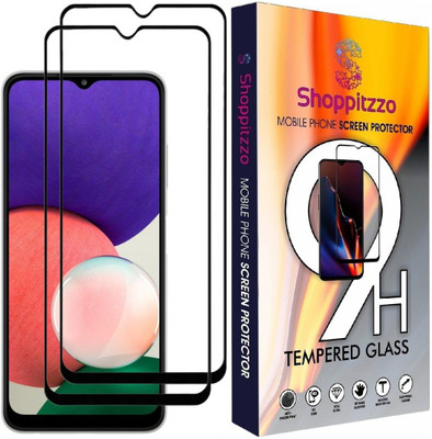 Shoppitzzo Edge To Edge Tempered Glass for SAMSUNG Galaxy F42(5G), M32(5G),F12,M12, A12/*DuraGlass*Tempered Glass/Full Screen Coverage-Edge to Edge/9H(Pack of 2)